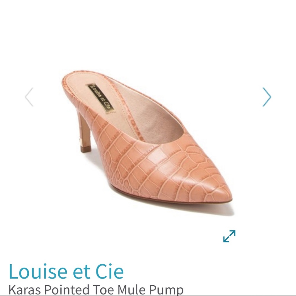 NEW Louise et Cie Karas Pointed Toe Mule Pump